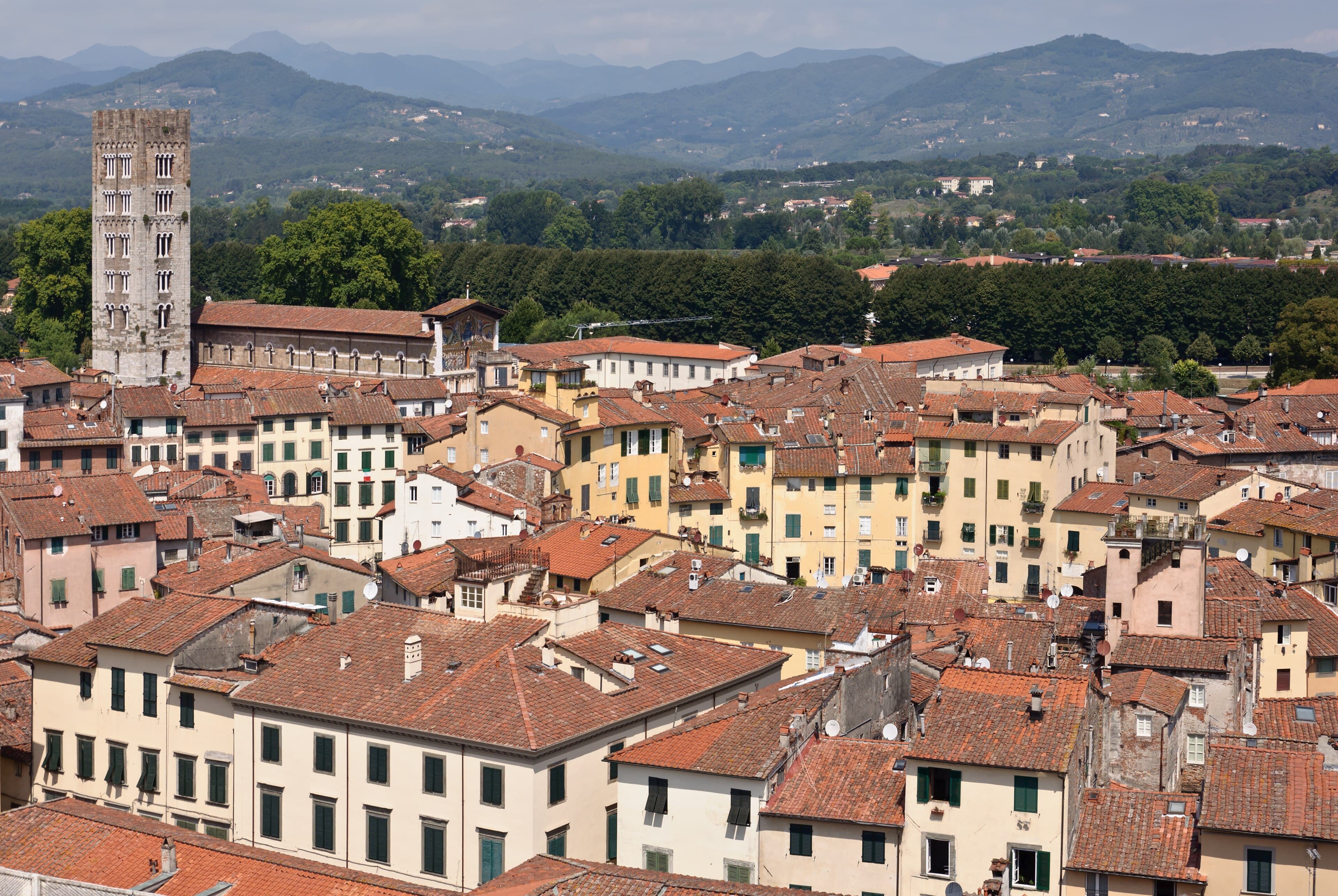 I tetti di Lucca visti dalla Torre Guinigi
